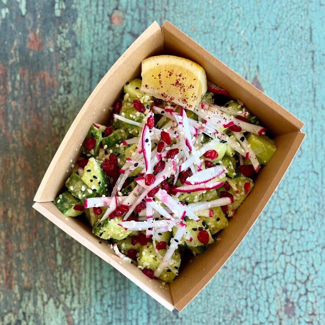 Cucumber & Radish Salad.
